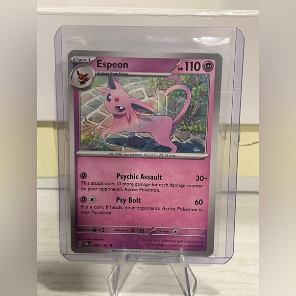 Espeon Pokemon card - Picture 1 of 2